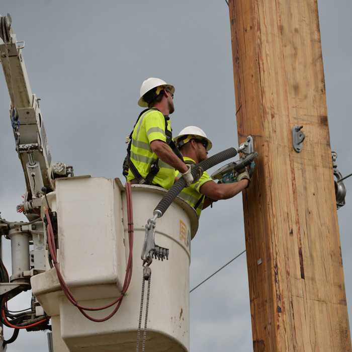 power linemen