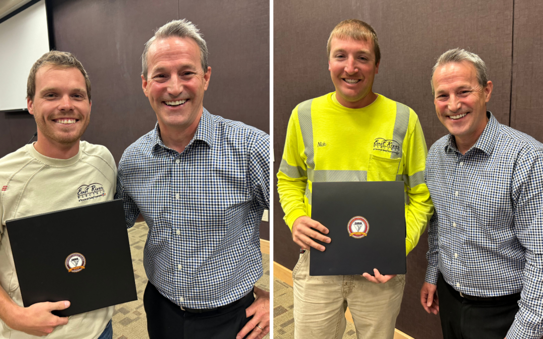 Leighton and Duis Complete Journeyman Lineman Certification